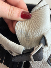 Load image into Gallery viewer, Coach - Roccasin Cutout Sneaker Boot w Fringe- Black &amp; White - 36
