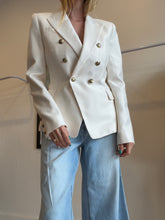 Load image into Gallery viewer, Camilla and Marc - Dimmer Blazer w Gold buttons- Ivory - 10
