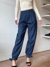 Load image into Gallery viewer, Zimmermann - Soft Ballon Style Jeans w Bows at Ankle- Mid Denim - 0
