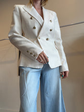 Load image into Gallery viewer, Camilla and Marc - Dimmer Blazer w Gold buttons- Ivory - 10
