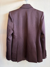Load image into Gallery viewer, Alex Perry - Satin Crepe Single Breasted Fitted Blazer - Raisin - 12 - NWT
