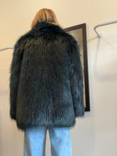 Load image into Gallery viewer, H Brand - Mid length Faux Fur Coat - Dark Green - M/L

