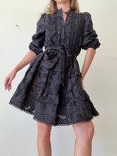 Load image into Gallery viewer, Mint Velvet - LS Mini Dress w belt - Black - 10 - BNWT
