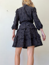 Load image into Gallery viewer, Mint Velvet - LS Mini Dress w belt - Black - 10 - BNWT
