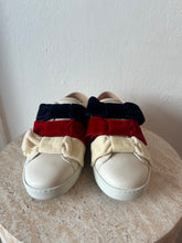 Load image into Gallery viewer, Gucci - Ace Velvet Bow Sneakers - White - 40 - RRP$820
