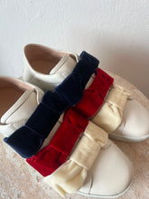 Load image into Gallery viewer, Gucci - Ace Velvet Bow Sneakers - White - 40 - RRP$820
