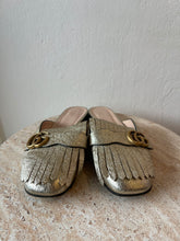 Load image into Gallery viewer, Gucci - Marmont Metallic Shoes - Gold - 40
