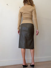 Load image into Gallery viewer, Viktoria &amp; Woods - Virgo Merino Wool Fitted Cardigan - Tan - 00
