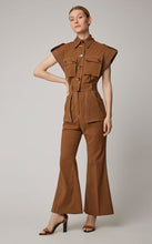 Load image into Gallery viewer, Zimmermann - Safari Virgin Wool Jumpsuit w Belt  - Brown - 0
