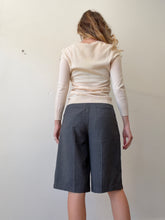 Load image into Gallery viewer, Incu  - Pinstripe Bermuda Shorts - Grey - 6
