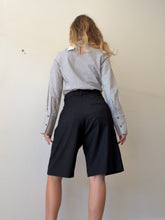 Load image into Gallery viewer, Bassike - Wool Shorts - Black - 0
