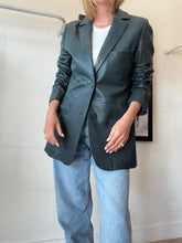 Load image into Gallery viewer, Sass &amp; Bide - leather Jacket - Dark Green - 12

