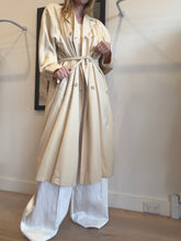 Load image into Gallery viewer, I Blue - Lightweight Trench w Belt - Buttermilk - 38
