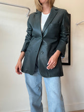Load image into Gallery viewer, Sass &amp; Bide - leather Jacket - Dark Green - 12
