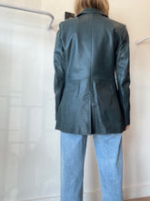 Load image into Gallery viewer, Sass &amp; Bide - leather Jacket - Dark Green - 12
