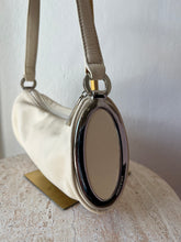 Load image into Gallery viewer, Oroton - Shoulder Bag w silver hardware - Ivory - S
