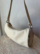 Load image into Gallery viewer, Oroton - Shoulder Bag w silver hardware - Ivory - S
