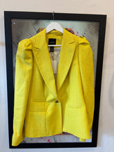 Load image into Gallery viewer, Smythe - Tweed Puffed Slv Single Breasted Jacket - Acid Yellow - 12
