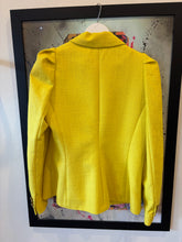 Load image into Gallery viewer, Smythe - Tweed Puffed Slv Single Breasted Jacket - Acid Yellow - 12
