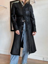 Load image into Gallery viewer, Lanvin - Suede Beaded Coat - Black - S
