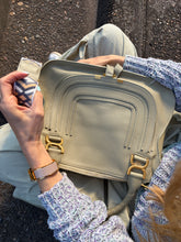 Load image into Gallery viewer, Chloe - Marcie Double Carry Calfskin Braided Bag - Slate Green - Medium - RRP$2,790
