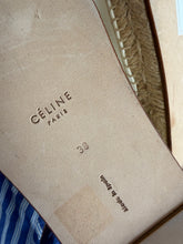 Load image into Gallery viewer, NEW Celine - Leather pointed Espadrilles w ankle strap - White - 38 - w box
