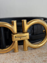Load image into Gallery viewer, Salvatore Ferragamo - Buckle Leather Belt - Black - 75cm
