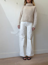 Load image into Gallery viewer, Dissh - Wide Leg Jeans - Cream - 6

