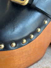 Load image into Gallery viewer, Chloe - Jeanette Studded Leather Platform Clogs - Black - 40 - RRP $2070
