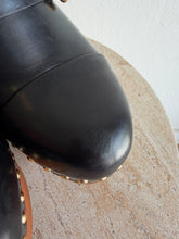 Load image into Gallery viewer, Chloe - Jeanette Studded Leather Platform Clogs - Black - 40 - RRP $2070
