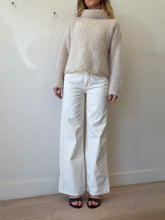Load image into Gallery viewer, Country Road - Wool/Mohair blend Rollneck Jumper - Beige - XS
