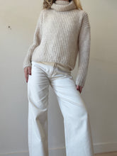 Load image into Gallery viewer, Country Road - Wool/Mohair blend Rollneck Jumper - Beige - XS
