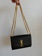 Load image into Gallery viewer, YSL - Kate Embossed Leather Bag - Black/Gold - S - RRP$3250
