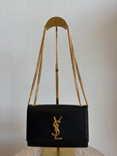 Load image into Gallery viewer, YSL - Kate Embossed Leather Bag - Black/Gold - S - RRP$3250
