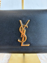 Load image into Gallery viewer, YSL - Kate Embossed Leather Bag - Black/Gold - S - RRP$3250
