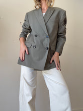 Load image into Gallery viewer, IRO - Wool Oversized Double Breasted Jacket - Olive - 40
