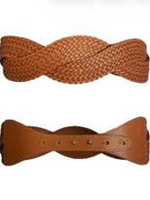 Load image into Gallery viewer, Zimmermann - Leather Plated Belt - Tan - S/M
