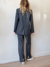 Load image into Gallery viewer, Anine Bing - Kaia Blazer &amp; Pants Wool Blend Suit Set - Grey - S
