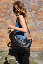 Load image into Gallery viewer, Chanel - Gabrielle Quilted Aged Calfskin Hobo Bag - Black - M
