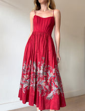 Load image into Gallery viewer, (belt missing) Zimmermann - Rhiannon paisley-print cotton-voile Midi Dress - Red - 0 - RRP$1,176
