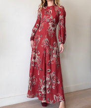 Load image into Gallery viewer, Zimmermann - Linen Juno Rosa Batik Midi Dress - Brick - 1

