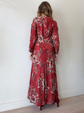 Load image into Gallery viewer, Zimmermann - Linen Juno Rosa Batik Midi Dress - Brick - 1
