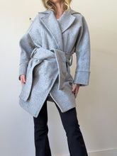 Load image into Gallery viewer, Watson x Watson - Coat w Belt - Grey - 6
