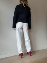 Load image into Gallery viewer, 3.1 Phillip Lim - Cropped  Wool Blend Jacket - Navy - 8

