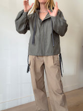 Load image into Gallery viewer, Damson Madder - Blake Hooded Check Jacket - Olive - 8
