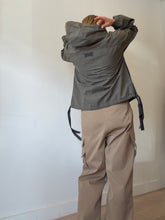 Load image into Gallery viewer, Damson Madder - Blake Hooded Check Jacket - Olive - 8
