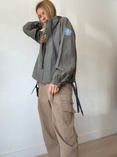 Load image into Gallery viewer, Damson Madder - Blake Hooded Check Jacket - Olive - 8
