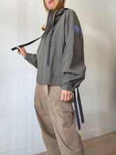 Load image into Gallery viewer, Damson Madder - Blake Hooded Check Jacket - Olive - 8
