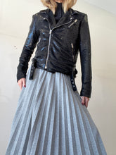 Load image into Gallery viewer, IRO - Sequin Biker Jacket - Black - 40
