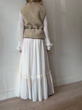 Load image into Gallery viewer, No Brand - Shearling Vest w belt - Ivory - S

